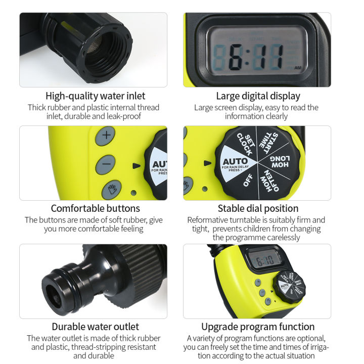KOGEEK%20Automatic%20Water%20Timer%20Outdoor%20Garden%20Irrigation%20Controller%201-Outlet%20Programmable%20Hose%20Faucet%20Timer%20Garden%20Automatic%20Watering%20Device%20without%20B-attery%20Yellow%20-%20Image%206