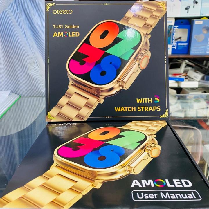 Oteeto%20TU81%20Gold%20Edition%20Ultra%20Amoled%20Display%20Smartwatch%203%20Straps%20-%20Image%205