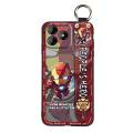 Dirt-resistant Lanyard Phone Case For Oukitel C53 Wristband protective Cute ring Cartoon Shockproof Waterproof Kickstand. 