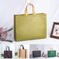 【ALLGOOD】Blue's Shop 1PC Large Capacity Grocery Bag Foldable Non-Woven Waterproof Fabric Shopping Bag Reusable Tote Handbag Eco. 