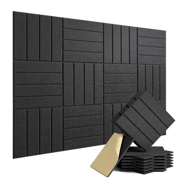 Acoustic Protection Sound Proof Foam Panels Acoustic Panels Self-Adhesive for Walls, Door ...
