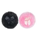 【HUT】 4 Inch Large Fluffy Powder Puff For Body Transparent Plastic Bag Sealed Round Powder Loose Puff With Ribbon Bow Drop Shipping. 