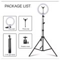 10" inch LED Ring Light with 7 Ft Tripod Stand Combo and Phone Holder. 