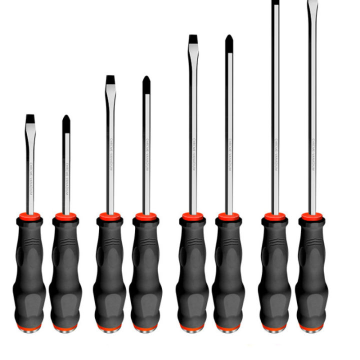 Quality 100-300mm Knockable Screwdriver Phillips/slotted Percussive Screw Driver Cr-V Magnetic Bolt Driver Screw-Driving Tools