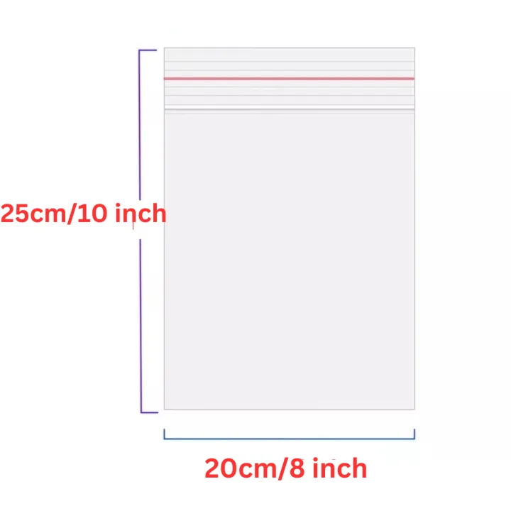 20*25CM%20-%208*10inch%2020/50/100pcs/pack%20Resealable%20Zip%20Lock%20Bags%20Self%20Seal%20Clear%20Plastic%20Ziplock%20Poly%20Bag%20Food%20Storage%20Package%20-%20Image%202