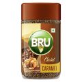 Bru Gold Caramel 55g | Flavoured Instant Coffee | Flavourful Twist to Your Everyday Coffee | Made with Freeze-Dried Coffee | Makes 40 cups | (FROM INDIA) SAB. 