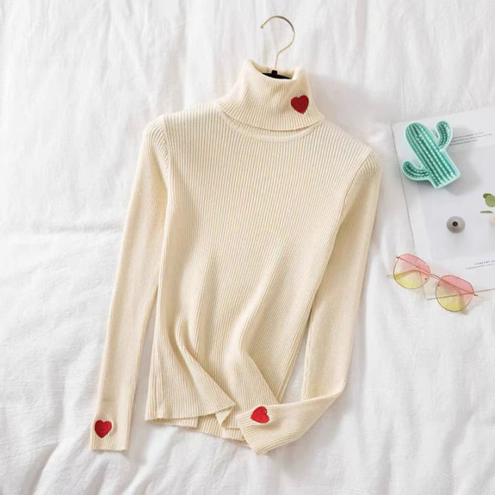 Women%20slim%20turtleneck%20sweaters%20fall%20winter%20casual%20Korean%20love%20bottomed%20knit%20tops%20stylish%20elegant%20knitwear%20jumper%20basic%20pullover%20-%20Image%202