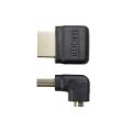 HDMI 90 Degree HDMI Adapter Male to Female Right Angle, Zinc Alloy Full Shielding 24K Gold Plated Connectors  satellite TV Receiver CCTV Decoder LNB Switch CCTV. 