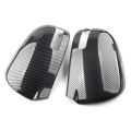 Carbon Fiber Car Rear View Mirror Cover Trim for Mitsubishi Outlander 2013 2014 2015 2016 2017 2018 2019. 