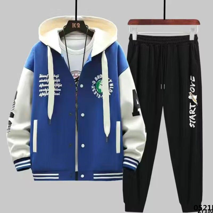 Youth new jacket clothes spring suit high school student outer autumn baseball hooded junior high school student boys clothes