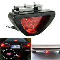 12V Car Sporty F1 Style Triangle 12LED Rear Stop Tail Third Brake Light Lamp. 