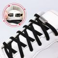 LSGS Elastic No Tie Shoelaces Semicircle Shoe Laces For Kids and Adult Sneakers Shoelace Quick Lazy Metal Lock Strings Rope Round. 