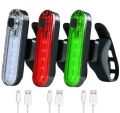 Bicycle Rechargeable Back Light LED Cycle Rear Tail Lamp Cycling Accessories. 