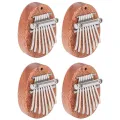 4X 8 Key Mini Kalimba Exquisite Finger Thumb Piano Marimba Musical Good Accessory Pendant Gift. 