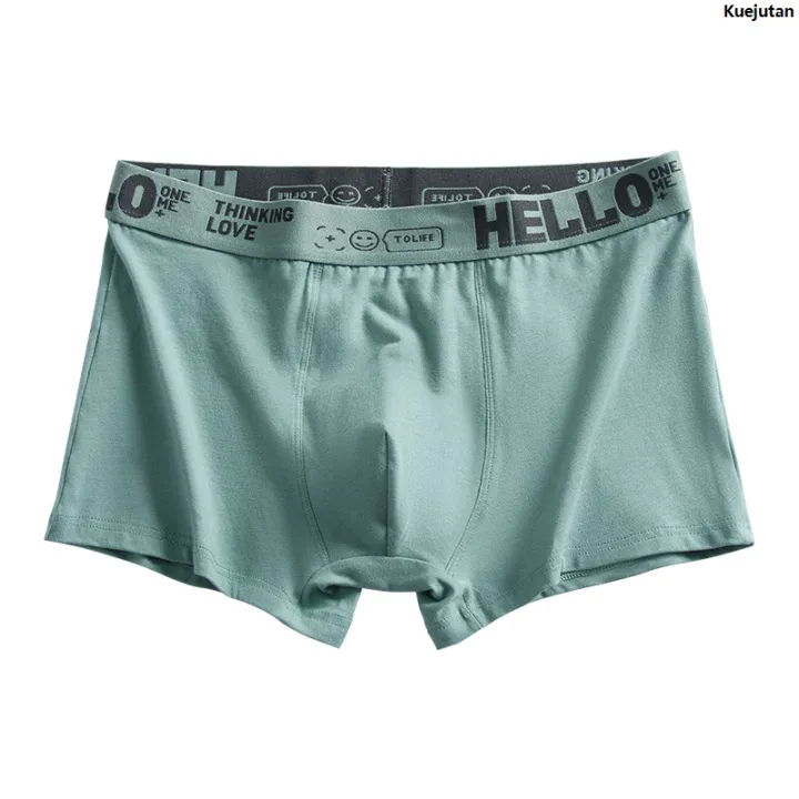 KuejutanOriginal%20Fashion%20Nova%20Ready%20Stock%20Mens%20Underwear%20Cotton%20Trend%20Hello%20Breathable%20Spender%20Lelaki%20Large%20Size%20Boxer%20Briefs%20for%20Men%20-%20Image%205