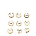 9Pcs Beach Foot Ring Open Adjustable Toe Rings Wave Alloy Ring Adjustable Rings Set for Women Foot Jewelry Boho. 