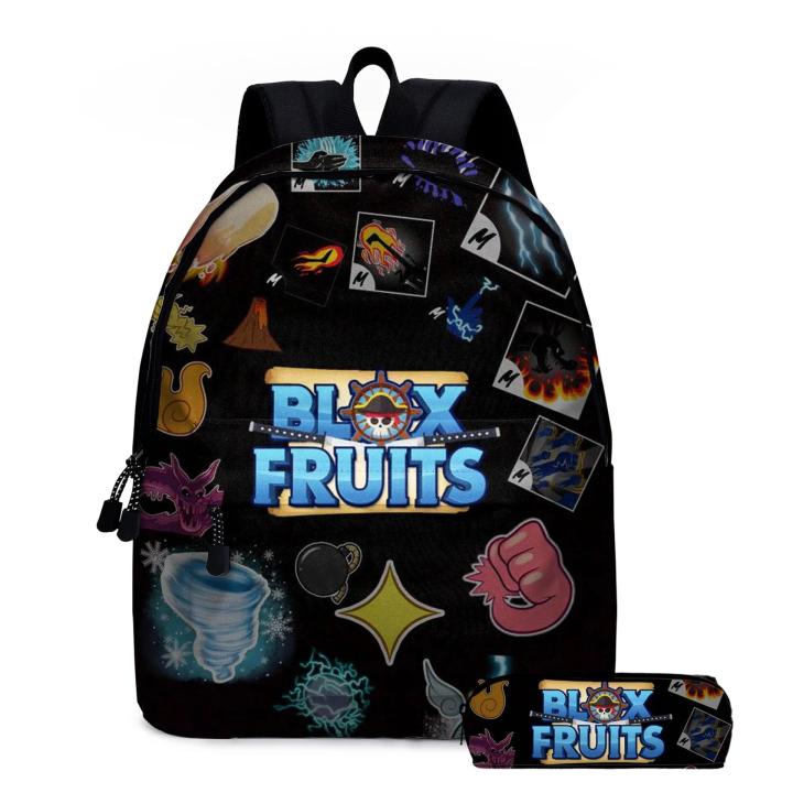 ROBLOX%20Blox%20Fruits%20Primary%20School%20Bag%20Children's%20Cartoon%20Backpack%20Backpack%20Pencil%20Case%20Kawaii%20Cartoon%20School%20Bag%20Mochila%20-%20Image%205