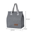 Box Bento Pouch Dinner Insulation Bag Student Lunch Bag New Style Portable Black Lunch Bag Thermal Insulated Lunch. 
