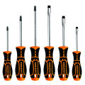 Professional Magnetic Screwdriver Set - 6 pieces - Rubber Grip - TOOLMAK. 