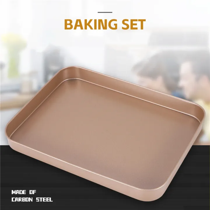 Baking%20Tray%20Set,%20Nonstick%20Cookie%20Pan%20Set%20Professional%20Baking%20Sheet,%20Bakeware%20Rectangular%20Cake%20Pan%20for%20Oven%203-Pieces%20-%20Image%203