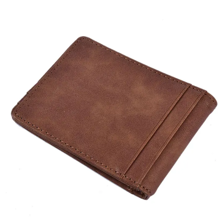 RFID%20Men's%20Leather%20Slim%20Bifold%20Money%20Clip%20Wallet%20Front%20Pocket%20Credit%20Card%20Holder%20JINBING%20-%20Image%207