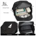 LouisWill Men Backpacks Men Shoulder Bags USB Charging Backpack Laptop Backpacks Casual Travel School Bags Dacron Solid Color Backpack Lightweight Zipper Handbags Waterproof Large Capacity Bag for Men Male. 