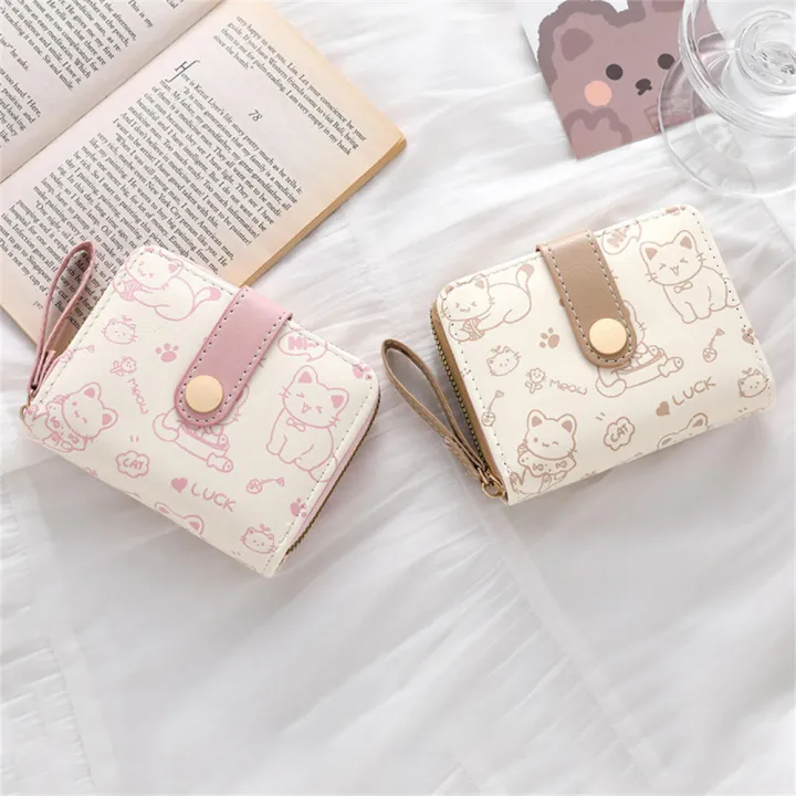 Printed%20Wallet%20Holder%20Girls%20Cute%20Purse%20Women'S%20Short%20Card%20Holder%20for%20Birthday%20Casual%20Gift%20Teenagers%20Fashion%20Personal%20-%20Image%204