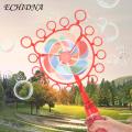 ECHIDNA Bubble Wand with Liquid Plate Colorful Windmills Bubble Maker. 