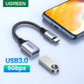 UGREEN USB C to USB 3.0 OTG Adapter USB Type-C OTG Data Cable Connector for Samsung Galaxy S10 MacBook Pro 2019 USB C Adapter. 