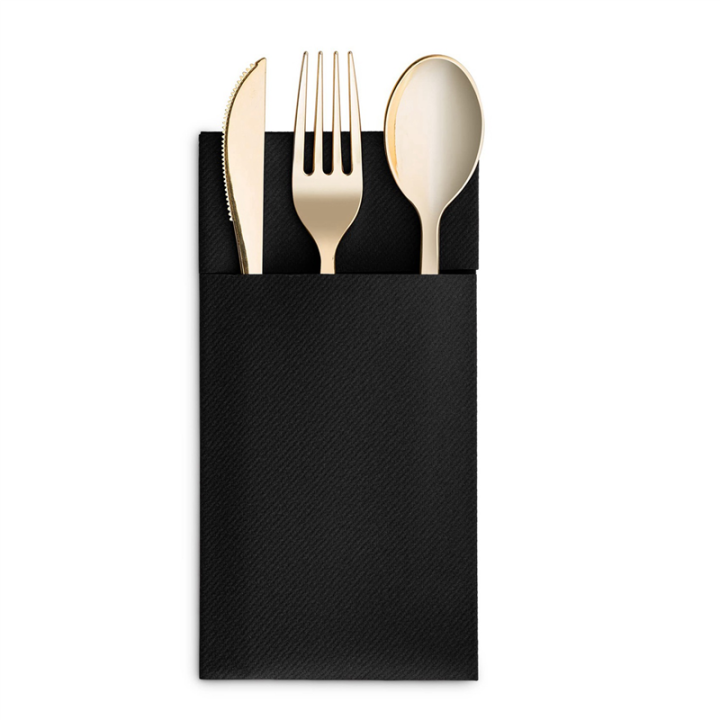 100PCS%20Disposable%20Dinner%20Napkins%20with%20Built-in%20Flatware%20Pocket,Prefolded%20Cloth%20Like%20Paper%20Napkins%20for%20Wedding%20Party%20-%20Image%206