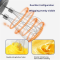 4X Cordless Hand Mixer Twin Stick Electric Whisk USB Rechargeable Handheld Electric Mixing 3 Speed Egg Beater for Baking. 