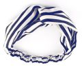 Hairband Women's Headbands, Navy Blue White Stripe Elastic Fashion Girl Fabric Headdress Hair Bowknot, Soft Head Wrap Stretchy Cute Hair Sports Yoga Fitness Accessory Festival Gifts for Women Girls Adults. 