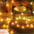 Outdoor String Lights Waterproof Battery-Powered Glare Free Energy-saving High Brightness Decorative Lamp Plastic Mini Bulb Style Outdoor Party LED Fairy Lights for Home led light strip. 