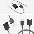 Type C Interface Charging Cable for Vuse Alto Magnetic Charger Cord Universal Design 45cm (Gray Type-C). 