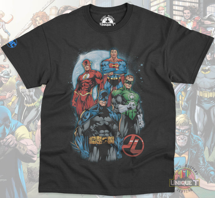 DC Comic Justice League T shirt DC Originals Cotton T-Shirt Batman T ...
