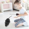 Wireless Plush Mouse Funny Pet Cat Remote Control Fake Simulation Electronic Mice Interactive Mechanical Motion Rat Toy. 