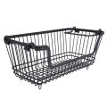 Freezer Organizer Basket Wire Storage Basket Stackable Rust Proof Space Saving Multipurpose for Snack for Fruit. 