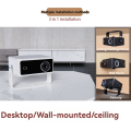 Desktop Projector Bracket Ceiling Projection Bracket Universal 1/4 Screw Hole Maximum Load: 5kg B. 
