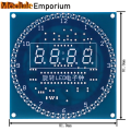 Rotating Led Display Alarm Electronic Clock Module Water Lamp Diy Kit Control Temperature Ds1302 C8051 Mcu Stc15w408as. 