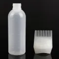 Myyeah 170ml Plastic Hair Dye Shampoo Bottle Applicator with Graduated Brush Dispensing Kit Salon Hair Coloring Dyeing Styling Tools-White. 