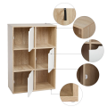 VTEC FURNITURE Modern 6 Cube Bookcase / Cube Storage Cupboard. 