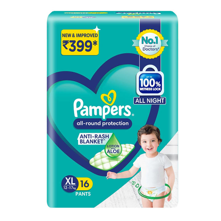Pampers Baby Diaper Pants XL 16 Pcs