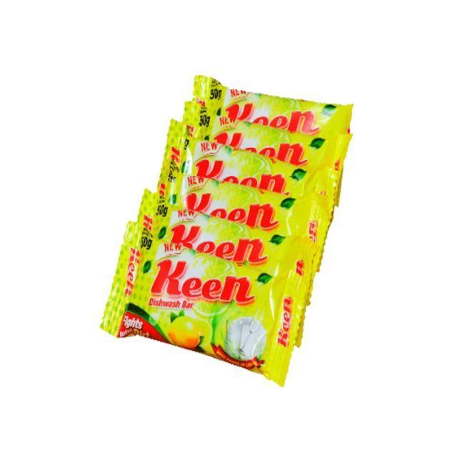 KEEN%20Quality%20Washing%20Bar%20Soap%20Dish%20Wash%20Bundle%20PACK%20OF%205%20Bar%20Soap%20Lemon%20Yellow%20Power%20Quick%20&%20Sparkling%20-%2050G%20-%20Image%202