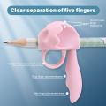 Five-Finger Children Writing Pencil Holder Kids Learning Practise Pen Aid Grip Posture Correction Device Child Writing Tools. 