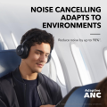 Anker Soundcore Space One, Active Noise Cancelling Headphones, 2X Stronger Voice Reduction, 40H ANC Playtime, App Control, LDAC Hi-Res Wireless, Comfortable Fit, Clear Calls, Bluetooth 5.3. 