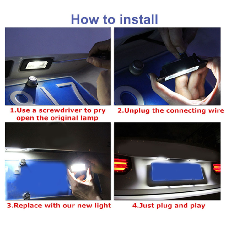 Led%20License%20Plate%20Light%20White%20Number%20Plate%20Lamp%20Bulbs%20For%20E36%20-%20Image%206