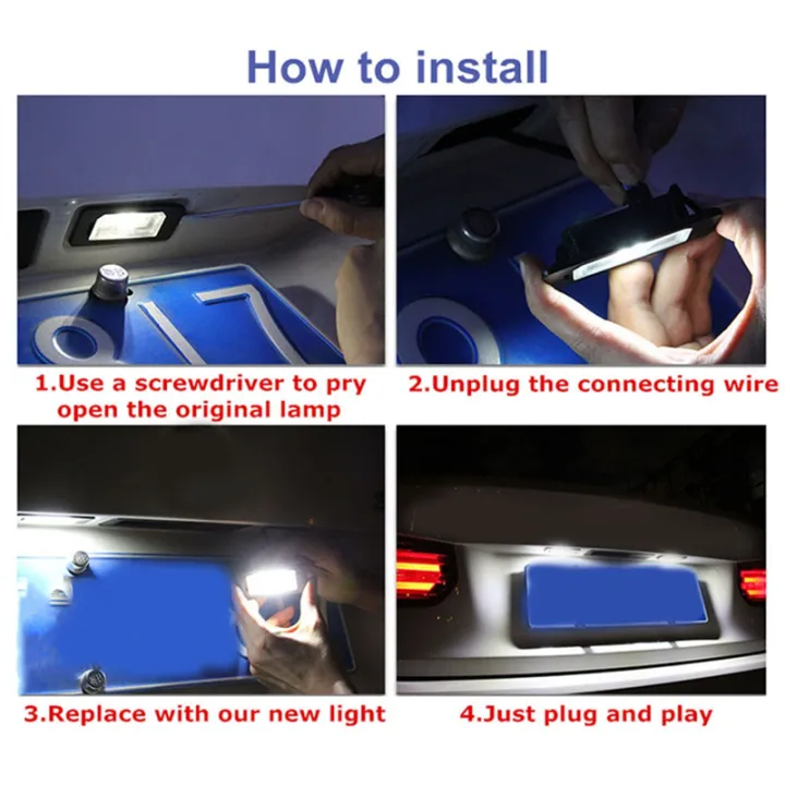 Led%20License%20Plate%20Light%20White%20Number%20Plate%20Lamp%20Bulbs%20For%20E36%20-%20Image%206