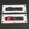 3D ABS Chrome Black Sline Logo S Line Emblem Car Fender Badge For Audi A3 A4 A5 A6 A7 Q2 Q5 Q7 Q3 TT S Line Sticker Accrssorie. 