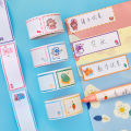 1Roll Cartoon Label Tape Name Sticker Multifunctional Label Sticker School Stationary Supplies. 