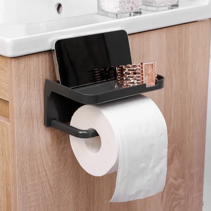 Bathroom%20Tissue%20holder%20Mobile%20phone%20Roll%20paper%20Storage%20rack%20Tissue%20Box%20Wall%20Mounted%20Drill%20Bathroom%20Accessory%20-%20Image%202